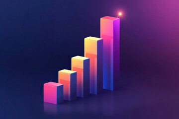 Playful 2D Bar Graph in Cartoon Style