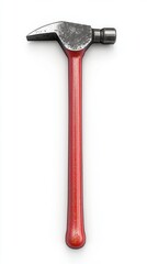 Vintage Red Hammer - A Powerful Tool for Construction