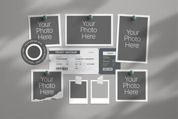 Vacation Photo Collage Layout