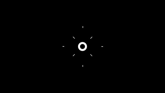 Circles fireworks explosion line shape blast black screen animation.Circle bursting, Geometric effects . flat vector random explosion. Pop-up line animation, Circle bursting,Geometric effects