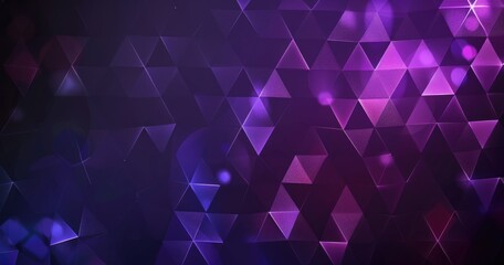 Obraz premium A vibrant abstract background with geometric shapes and gradients in purple and blue tones.