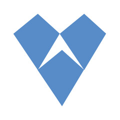 icon costume triangle, can be used as an interesting arrow icon