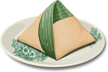 Nasi Lemak Pandan is a fragrant Malaysian dish made with rice cooked in coconut milk and infused with the natural aroma of pandan leaves.