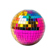 Shiny Multicolored Disco Ball for Festive Events