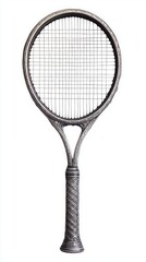 Ornate Vintage Tennis Racquet - Exquisite Sports Accessory