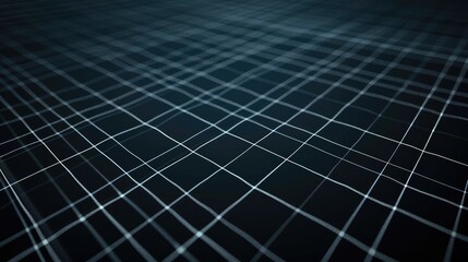 A grid pattern on a dark background, suggesting depth and structure.