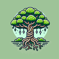 tree icon illustration