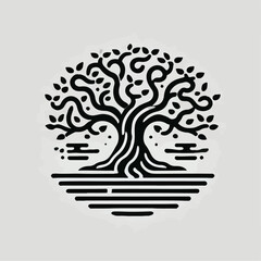 tree icon illustration