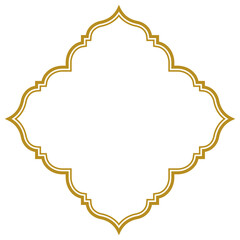 islamic golden  frame.eps