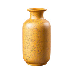 Tall Golden Vase with Speckled Patterns