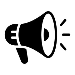 megaphone Solid icon