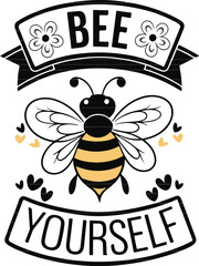 bee and honey