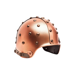 Steampunk-Inspired Helmet with Copper Tones