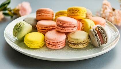 Macaron towers make stunning centerpieces.  