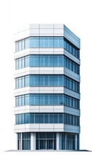 Obraz premium Modern Architectural Marvel: A Stunning Office Building Design