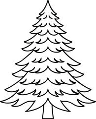 christmas tree vector