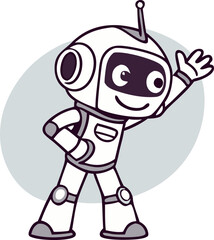 Obraz premium generative ai character svg