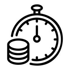 timer Line Icon