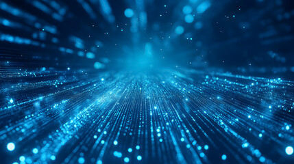 Obraz premium Abstract blue background suitable for technology, business, or science themes