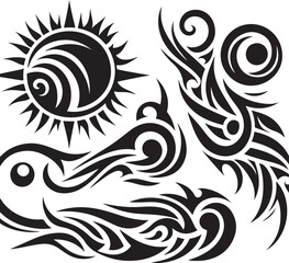 abstract floral design