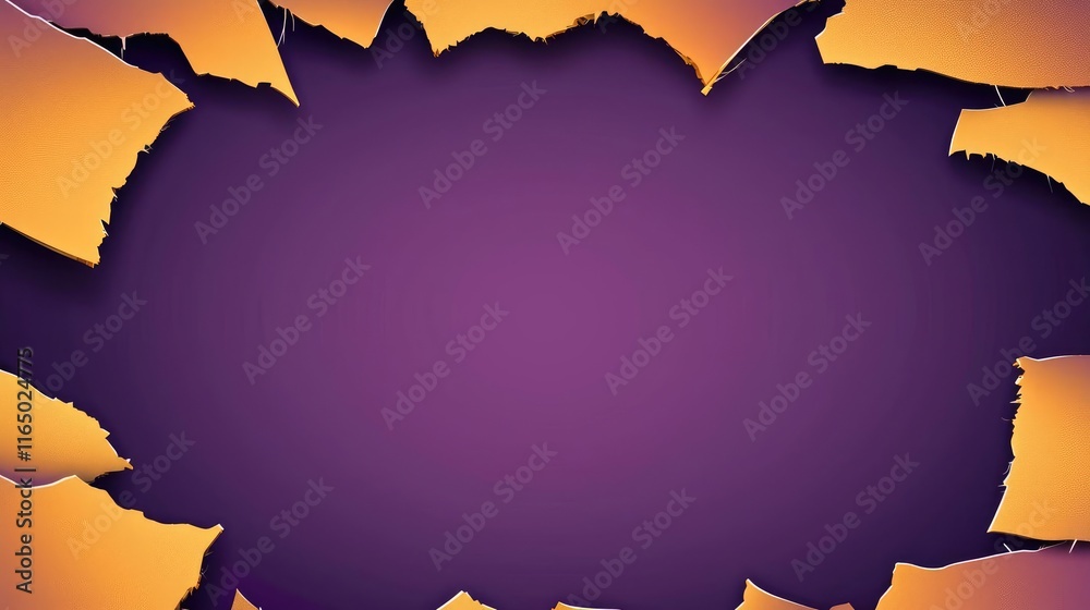 Poster torn abstract background concept. abstract torn paper with vibrant colors, perfect for creative back