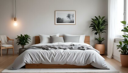 Fototapeta premium interior of a bedroom