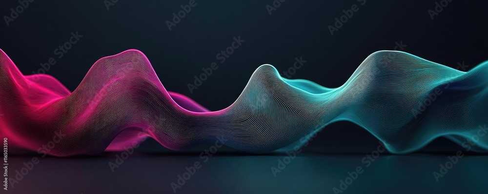 Poster Noise abstract background idea. Abstract colorful waves flowing in dynamic motion, creating visual energy and depth.