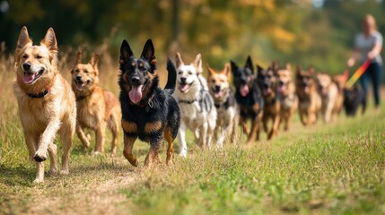 Dog training requires patience and consistency to build trust.