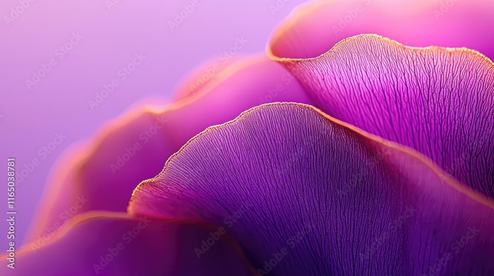Poster torn abstract background concept. close-up of a purple flower petal showcasing delicate textures and