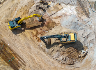 construction site being cleared for a new dwelling in Sydney.