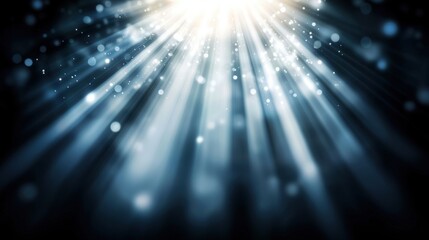 Radiant light beams illuminating dark space abstract imagery ethereal environment artistic perspective inspiring concept