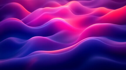 Obraz premium Abstract Pink and Purple Wavy Background Design