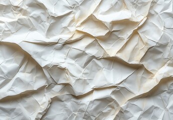 Obraz premium A piece of paper with a lot of wrinkles and creases