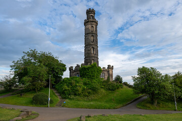 Obraz premium Nelson Monument - Edinburgh, UK