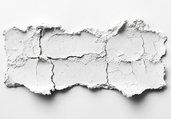 Obraz premium A wall with a crack in it