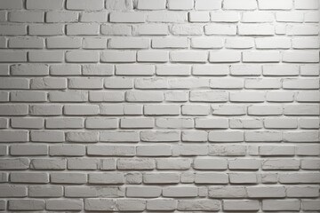 Fototapeta premium a close up of a white brick wall with a light on