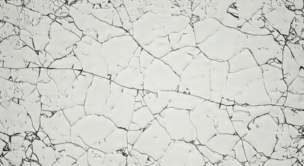 Obraz premium Sharp, intricate glass surface with fine cracks and texture