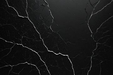 a close up of a black and white marble wall with a clock
