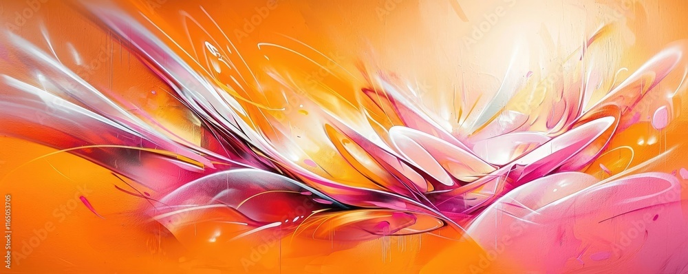 Poster graffiti abstract background concept. vibrant abstract design with flowing colors showcasing creativ