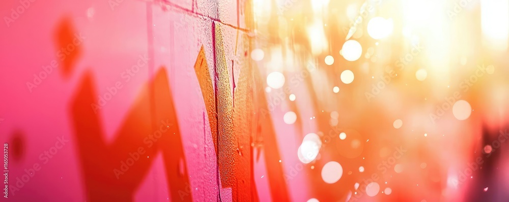 Aufkleber Graffiti abstract background concept. Vibrant abstract background with colorful light and artistic textures.