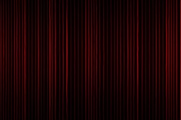 a red curtain with black stripes is shown in this image