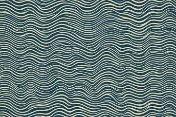 a blue and white wavy pattern with a small wave