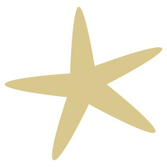 Yellow star vector pastel color