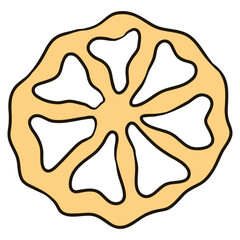 kue kembang goyang indonesian crackers food