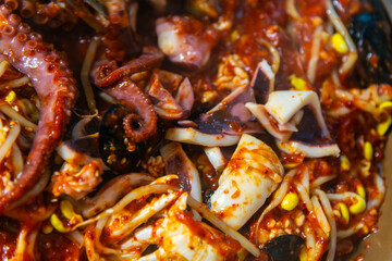 spicy steamed seafood