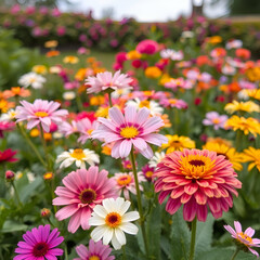 pink and white chrysanthemum