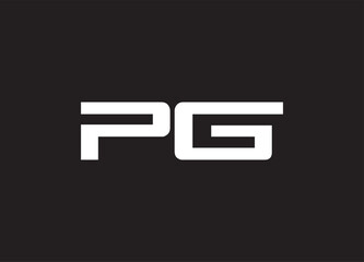 PG letter logo and initial logo design
