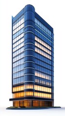 Fototapeta premium Stunning Modern Skyscraper Architecture in a Cityscape