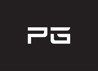 PG letter logo and initial logo design