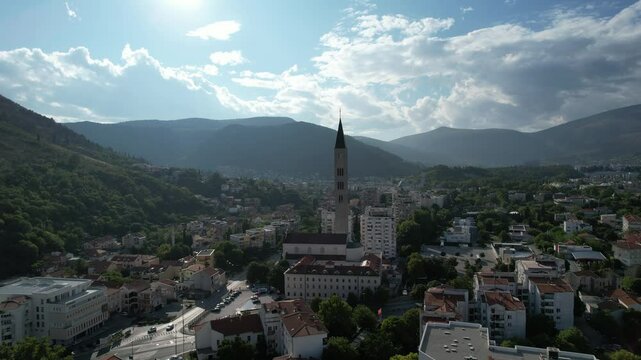 Mostar Old City View